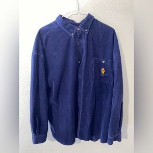 Vintage Disney Winnie the Pooh Button Up Corduroy Jacket XL